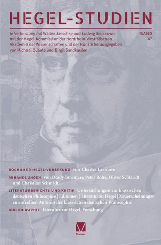 Hegel-Studien Band 47