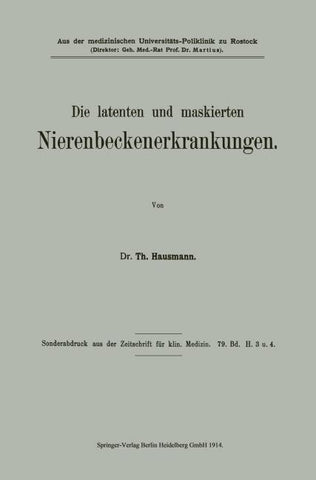 Die latenten und maskierten Nierenbeckenerkrankungen