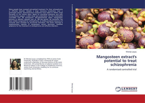 Mangosteen extract's potential to treat schizophrenia