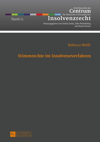 Stimmrechte im Insolvenzverfahren