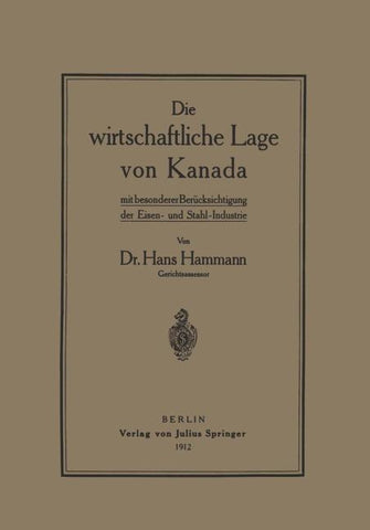 Die wirtschaftliche Lage von Kanada