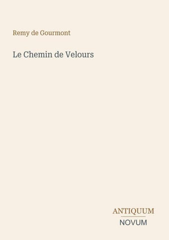 Le Chemin de Velours