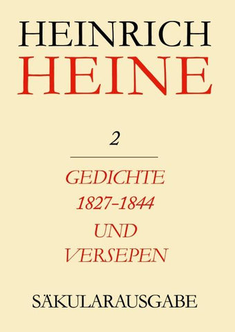 Gedichte 1827-1844 und Versepen