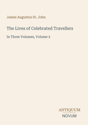 The Lives of Celebrated Travellers