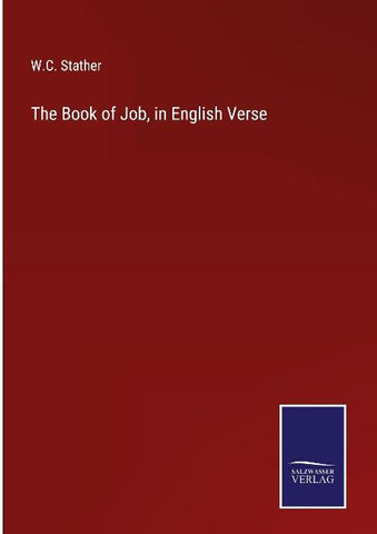 The Book of Job, in English Verse