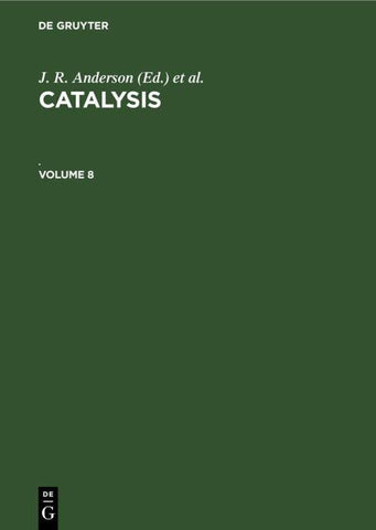 Catalysis. Volume 8