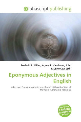Eponymous Adjectives in English