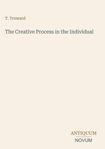 The Creative Process in the Individual