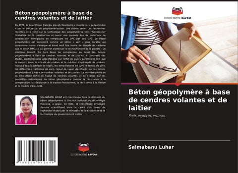 Béton géopolymère à base de cendres volantes et de laitier