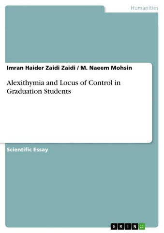 Alexithymia and Locus of Control in Graduation Students
