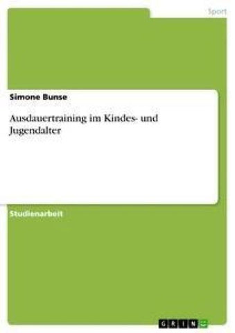 Ausdauertraining im Kindes- und Jugendalter