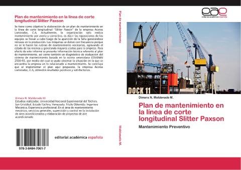Plan de mantenimiento en la línea de corte longitudinal Slitter Paxson