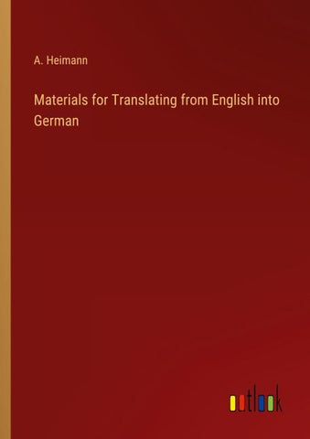 Materials for Translating from English into German