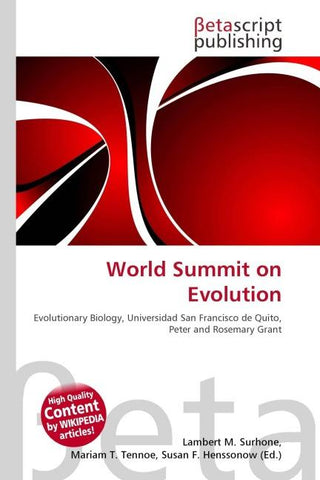 World Summit on Evolution