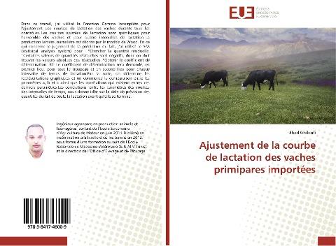 Ajustement de la courbe de lactation des vaches primipares importées