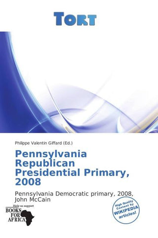 Pennsylvania Republican Presidential Primary, 2008