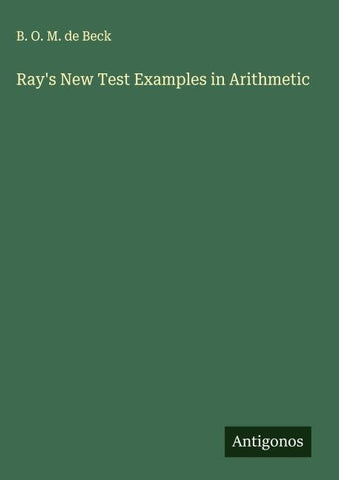 Ray's New Test Examples in Arithmetic