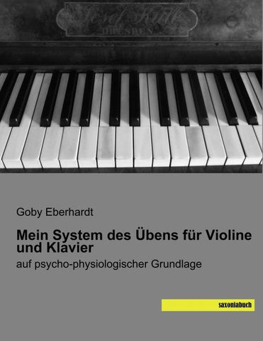 Mein System des Übens für Violine und Klavier