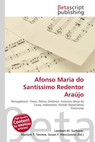 Afonso Maria do Santíssimo Redentor Araújo