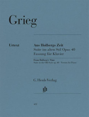 Edvard Grieg - Aus Holbergs Zeit op. 40, Suite im alten Stil
