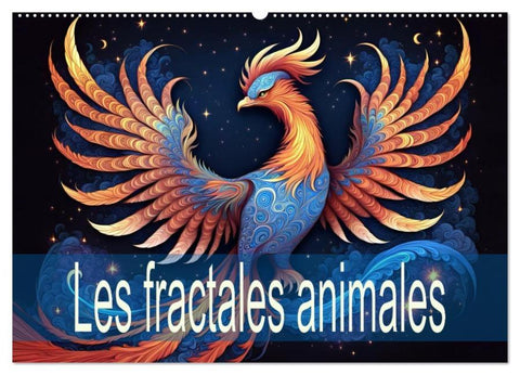Les fractales animales (Calendrier mural 2026 DIN A2 vertical), CALVENDO calendrier mensuel