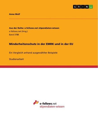 Minderheitenschutz in der EMRK und in der EU