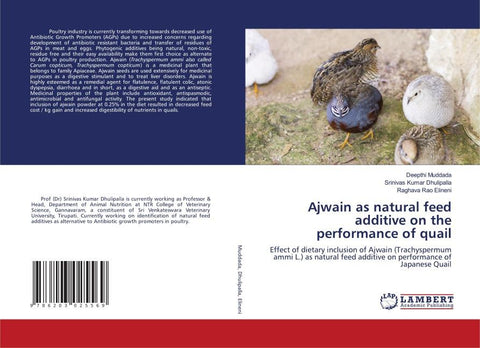Ajwain as natural feed additive on the performance of quail