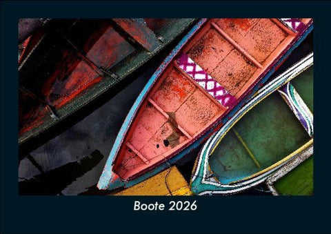 Boote 2026 Fotokalender DIN A5