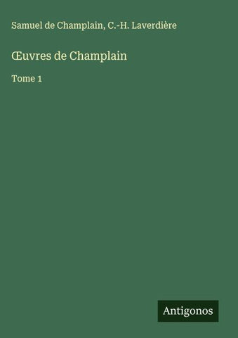 ¿uvres de Champlain