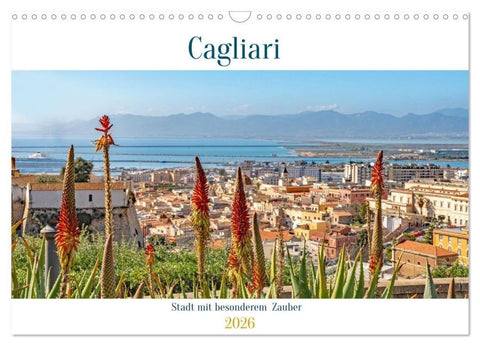 Cagliari - Stadt mit besonderem Zauber (Wandkalender 2026 DIN A3 quer), CALVENDO Monatskalender