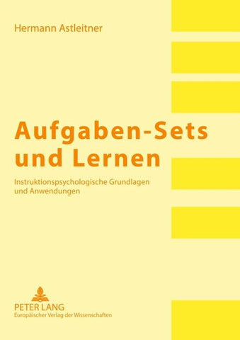 Aufgaben-Sets und Lernen