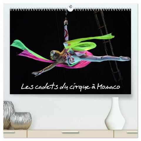 Les cadets du cirque à Monaco (Calendrier mural 2026 DIN A2 vertical) calendrier de bureau