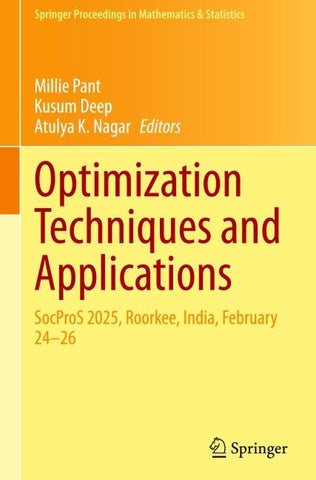 Optimization Techniques and Applications