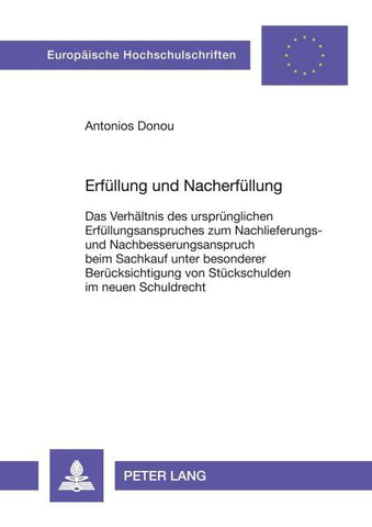 Erfüllung und Nacherfüllung