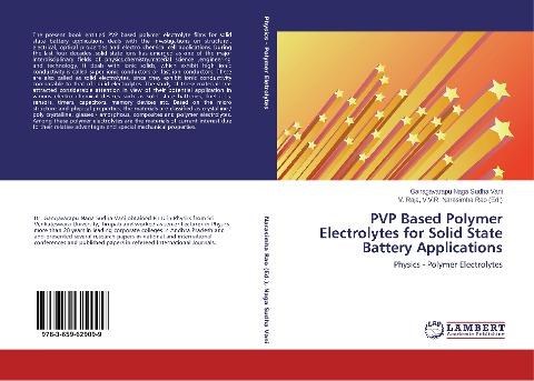 PVP Based Polymer Electrolytes for Solid State Battery Applications