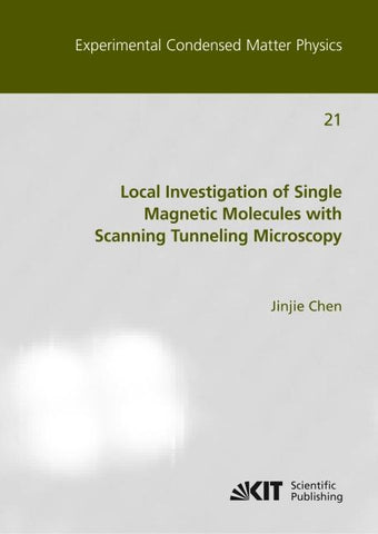 Local Investigation of Single Magnetic Molecules with Scanning Tunneling Microscopy