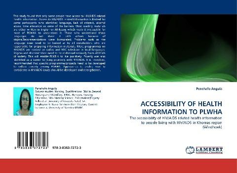 ACCESSIBILITY OF HEALTH INFORMATION TO PLWHA