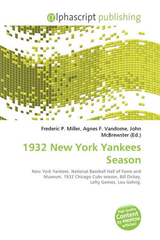 1932 New York Yankees Season