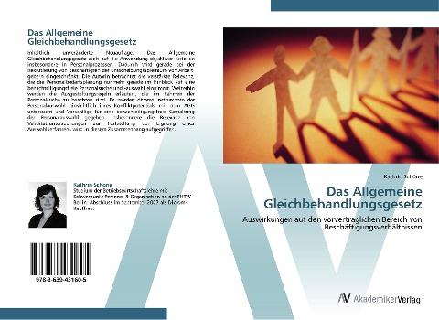 Das Allgemeine Gleichbehandlungsgesetz