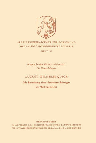Die Bedeutung eines deutschen Beitrages zur Weltraumfahrt