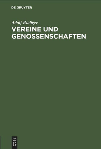 Vereine und Genossenschaften