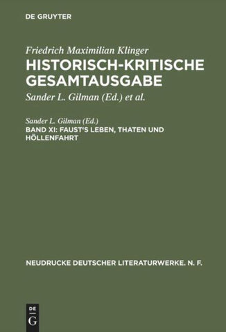 Faust's Leben, Thaten und Höllenfahrt