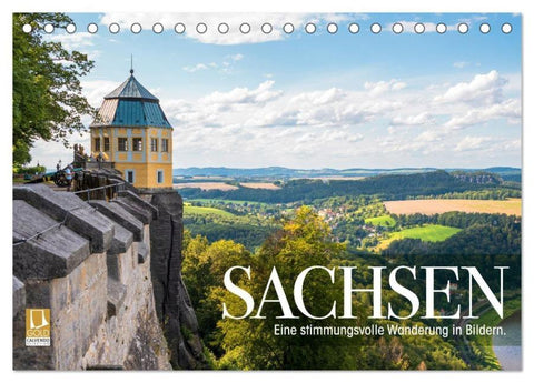 Sachsen - Eine stimmungsvolle Wanderung in Bildern (Tischkalender 2026 DIN A5 quer), CALVENDO Monatskalender