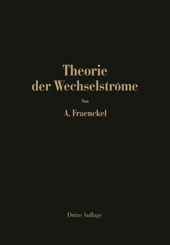 Theorie der Wechselströme