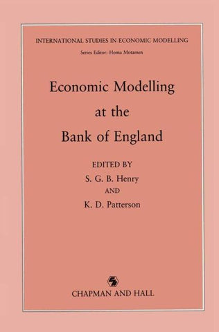 Economic Modelling at the Bank of England
