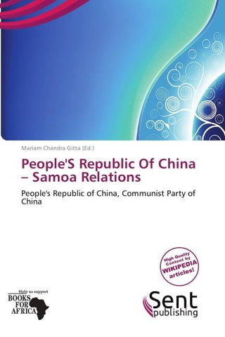 People'S Republic Of China - Samoa Relations