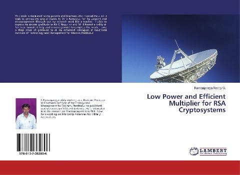 Low Power and Efficient Multiplier for RSA Cryptosystems