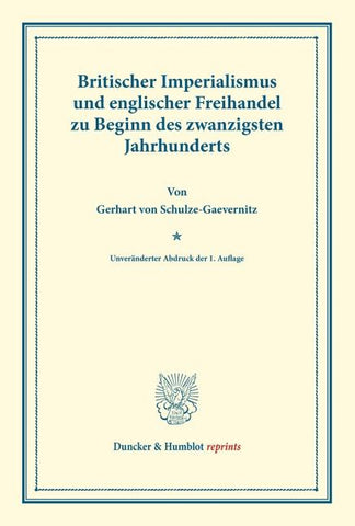 Britischer Imperialismus und englischer Freihandel