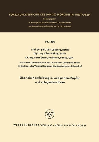 Über die Keimbildung in unlegiertem Kupfer und unlegiertem Eisen