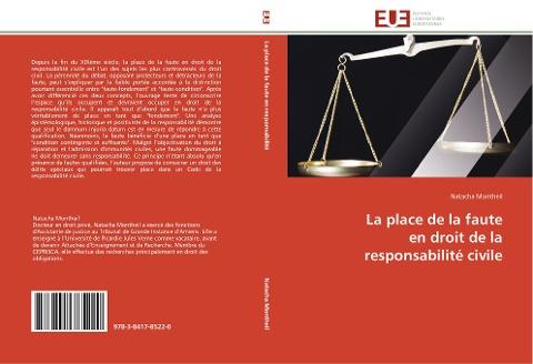 La place de la faute en droit de la responsabilité civile